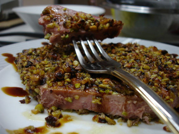 Thunfisch mit Pistazien-Kruste